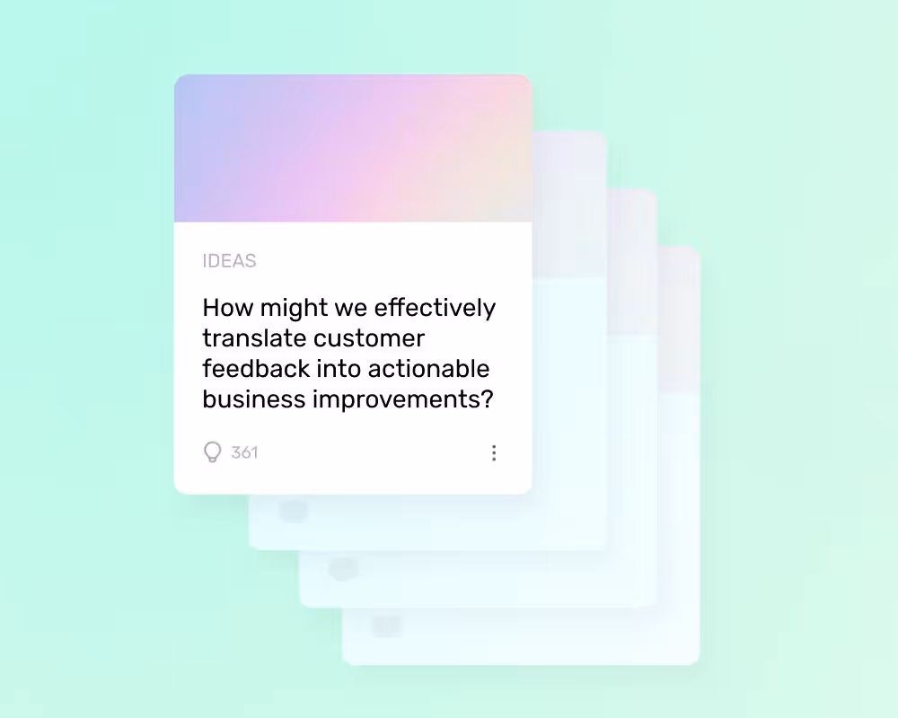 a stack of idea collections