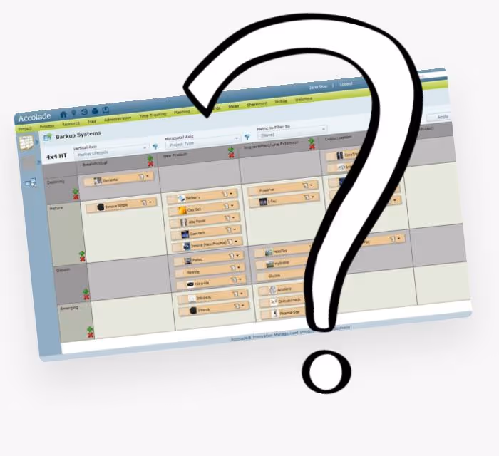 Screenshot of Sopheon Accolade software