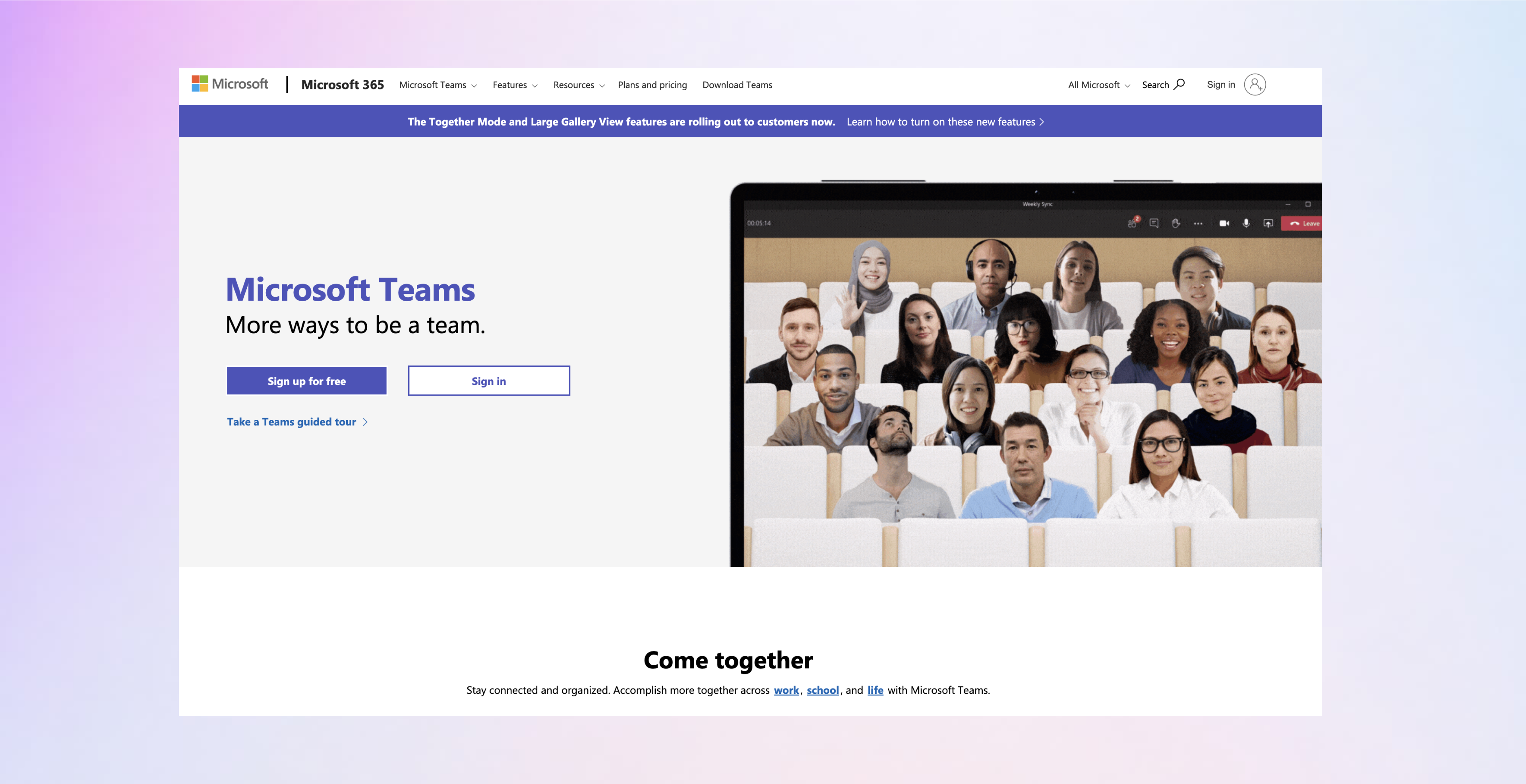 brainstorming software - microsoft teams