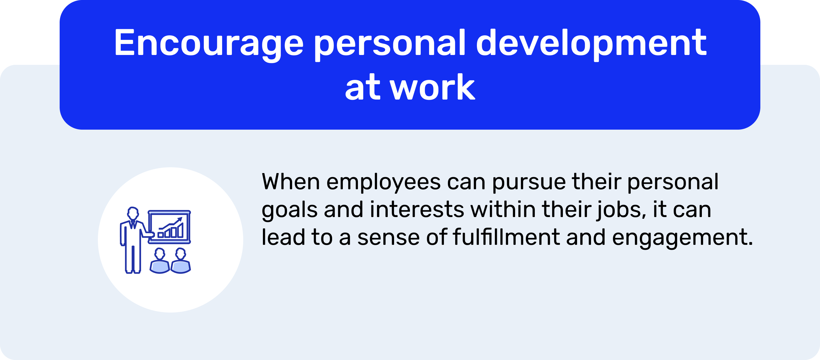 Employee engagement idea
