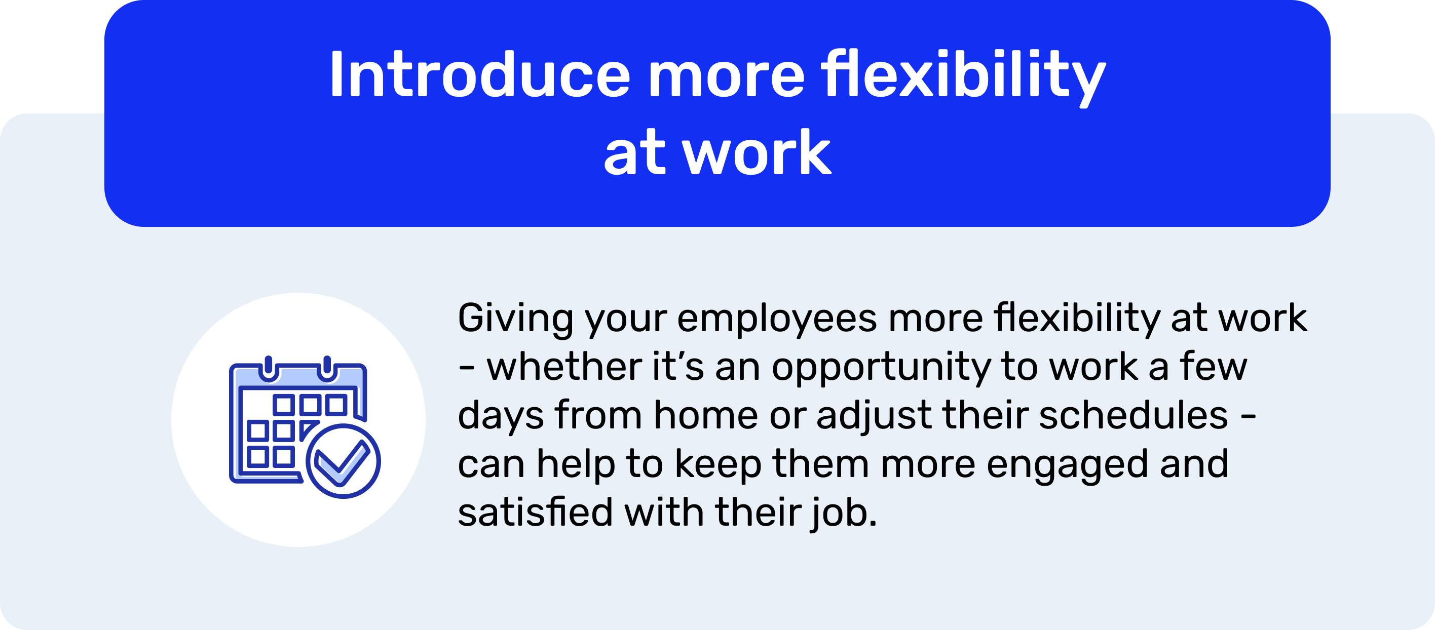 Employee engagement idea