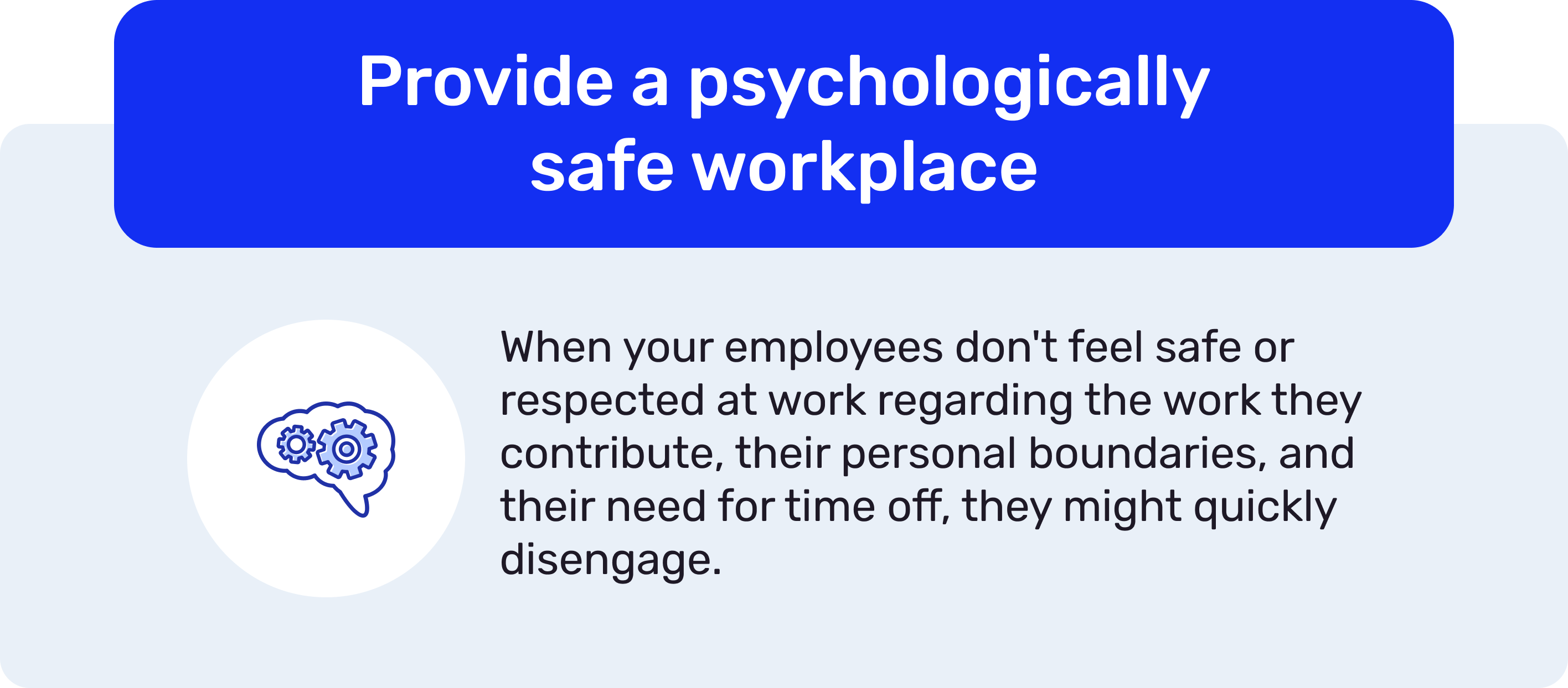 Employee engagement idea