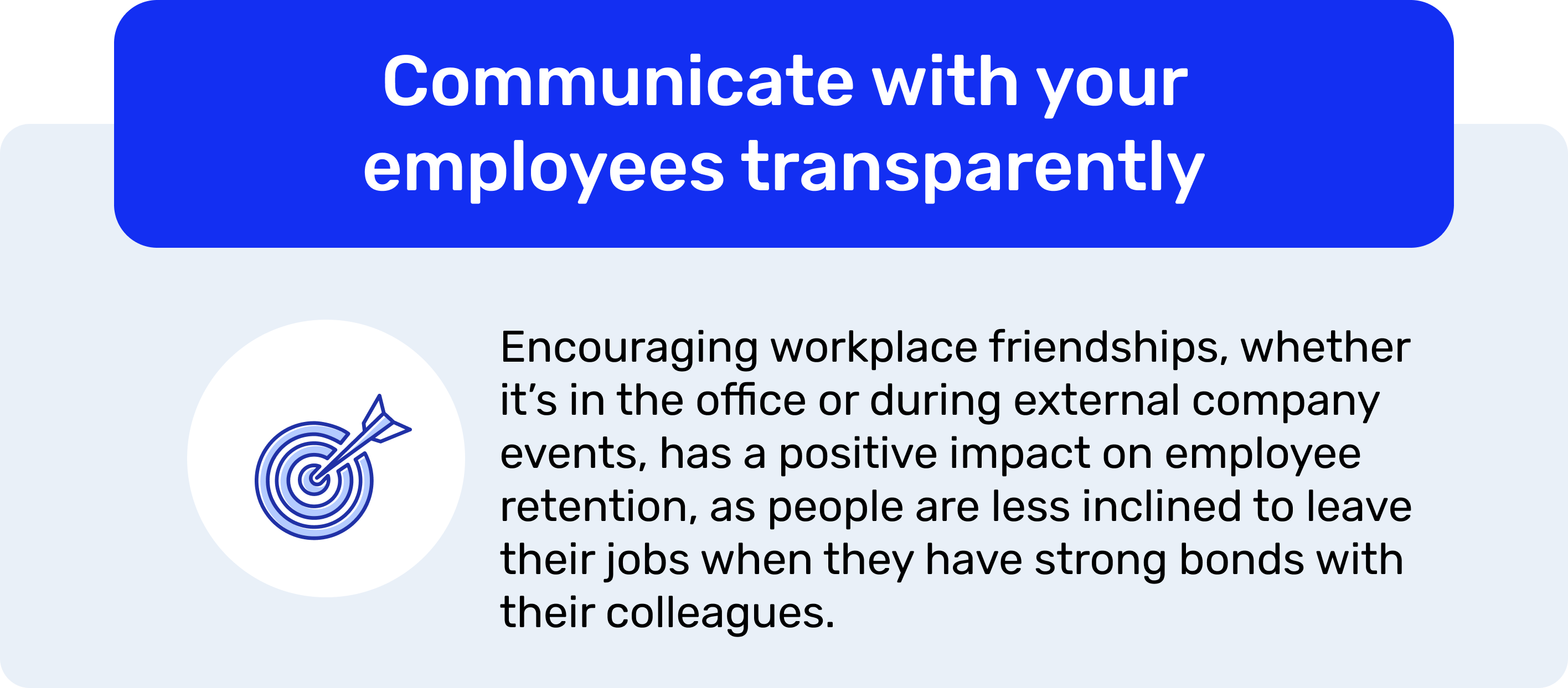 Employee engagement idea