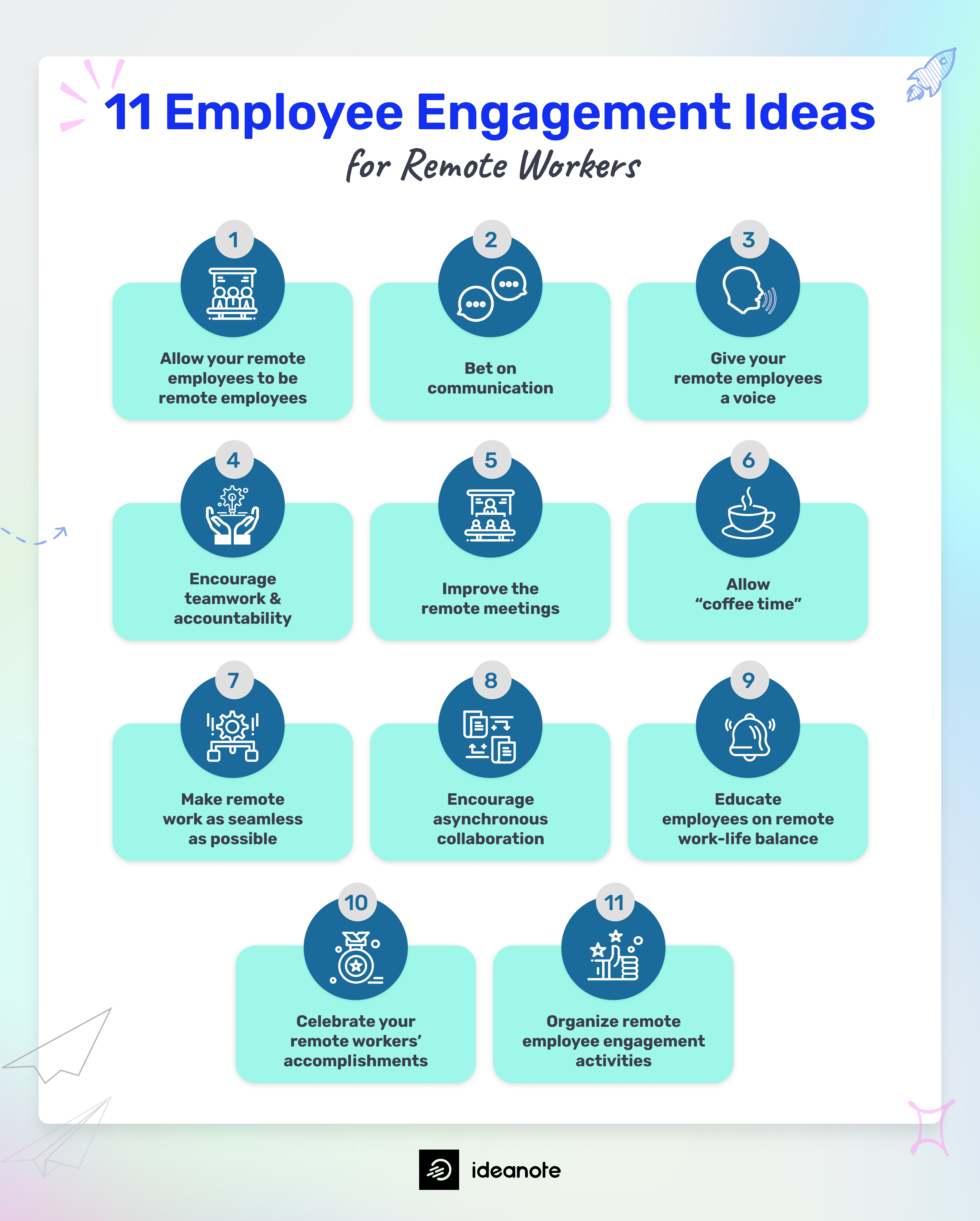 11 Employee Engagement Ideas for Remote Workers