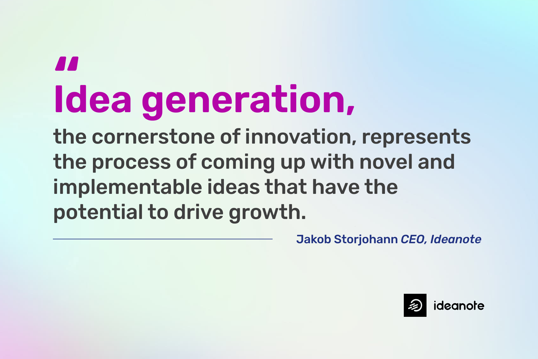 managing ideas at work