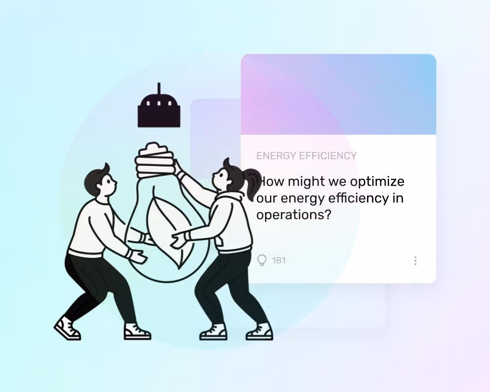 personnes vissant une ampoule devant une interface utilisateur logicielle