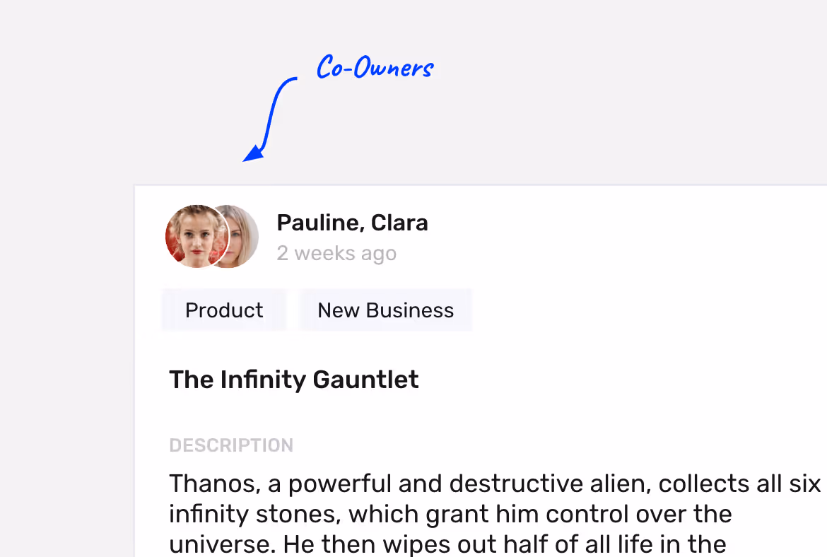Copropriétaires d'idées
