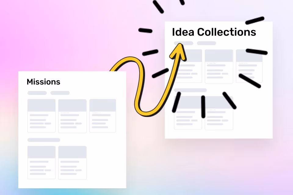 Missions renommées en Collectes d'idées