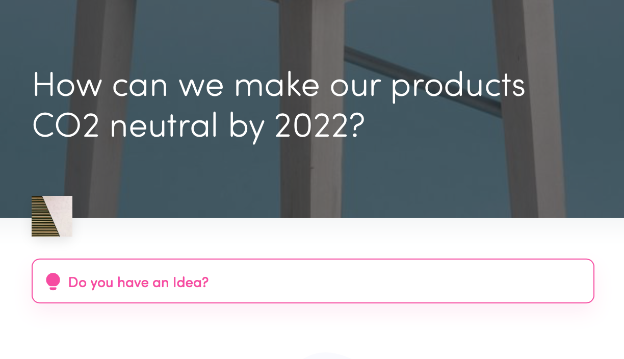 A screenshot of a product page with the text how can we make our products
