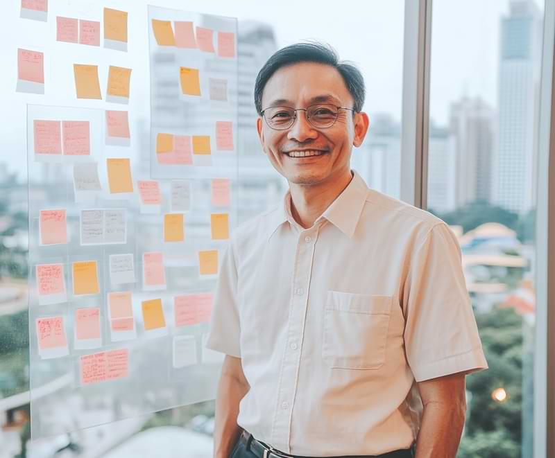 image d'un responsable de l'innovation à Singapour