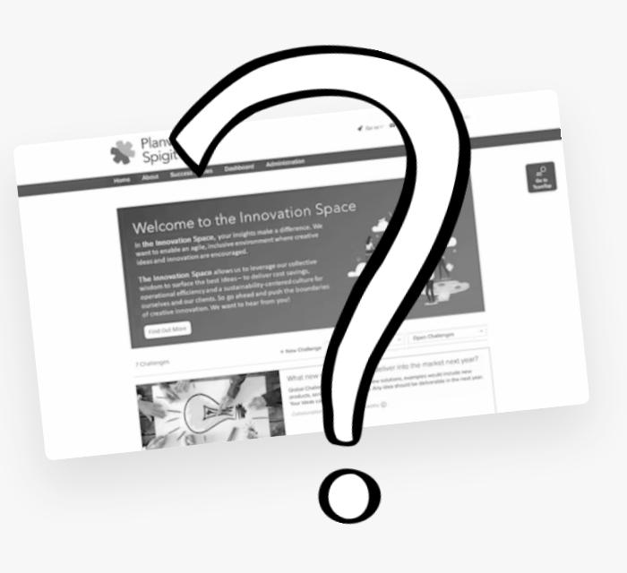 رسم توضيحي يظهر لقطة شاشة وعلامة استفهام