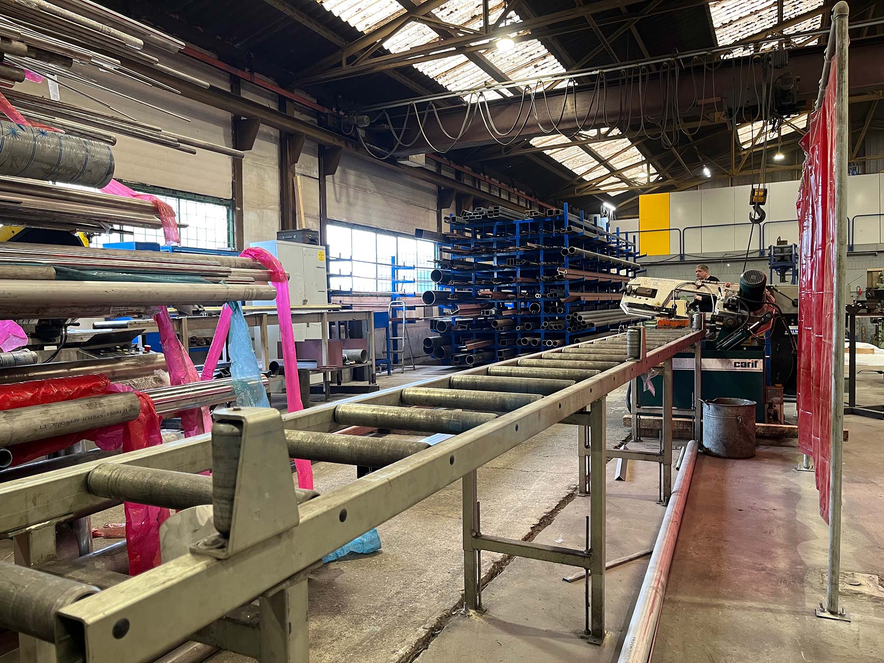 Lopende band met koekjes