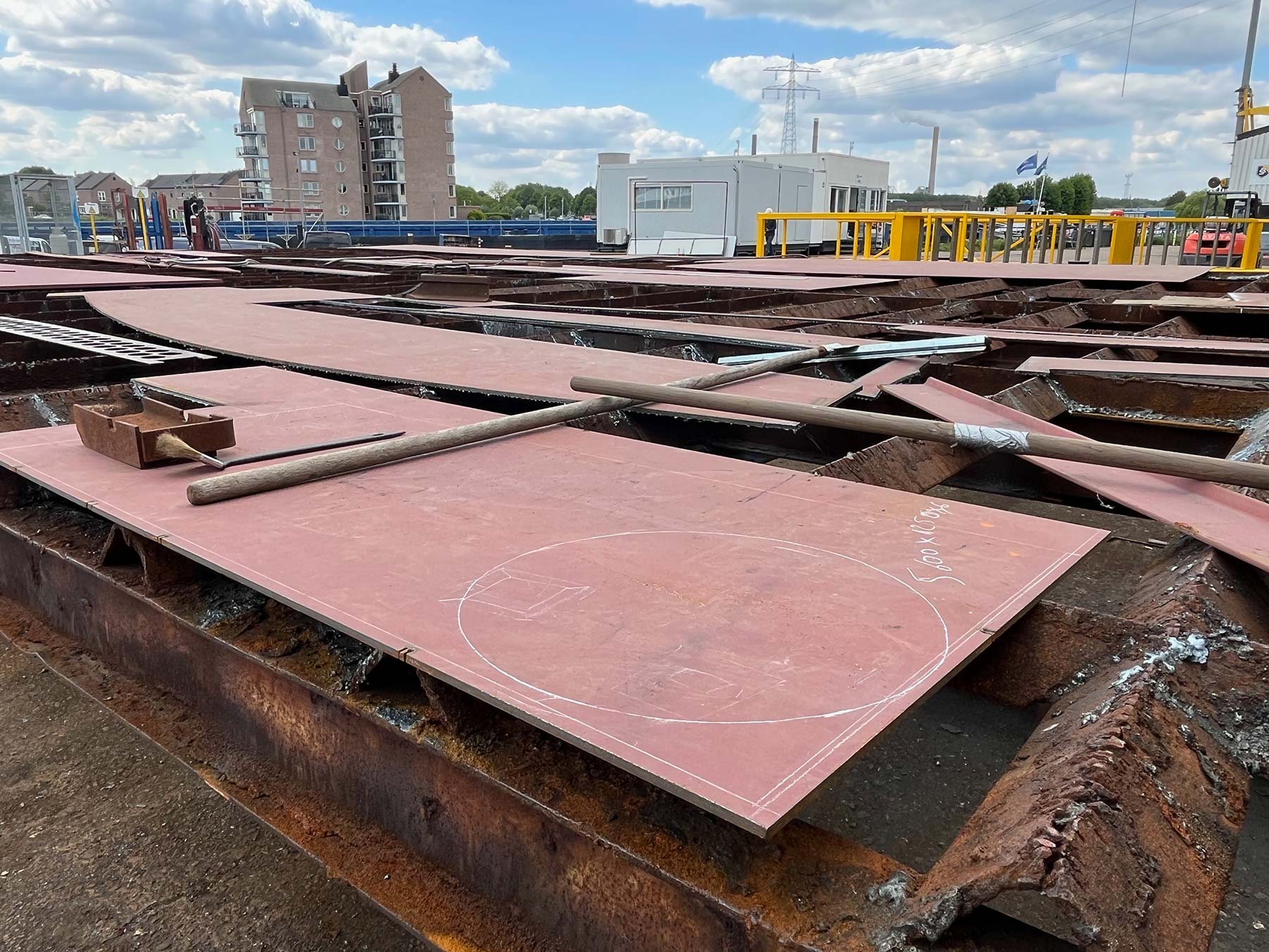 Lopende band met koekjes