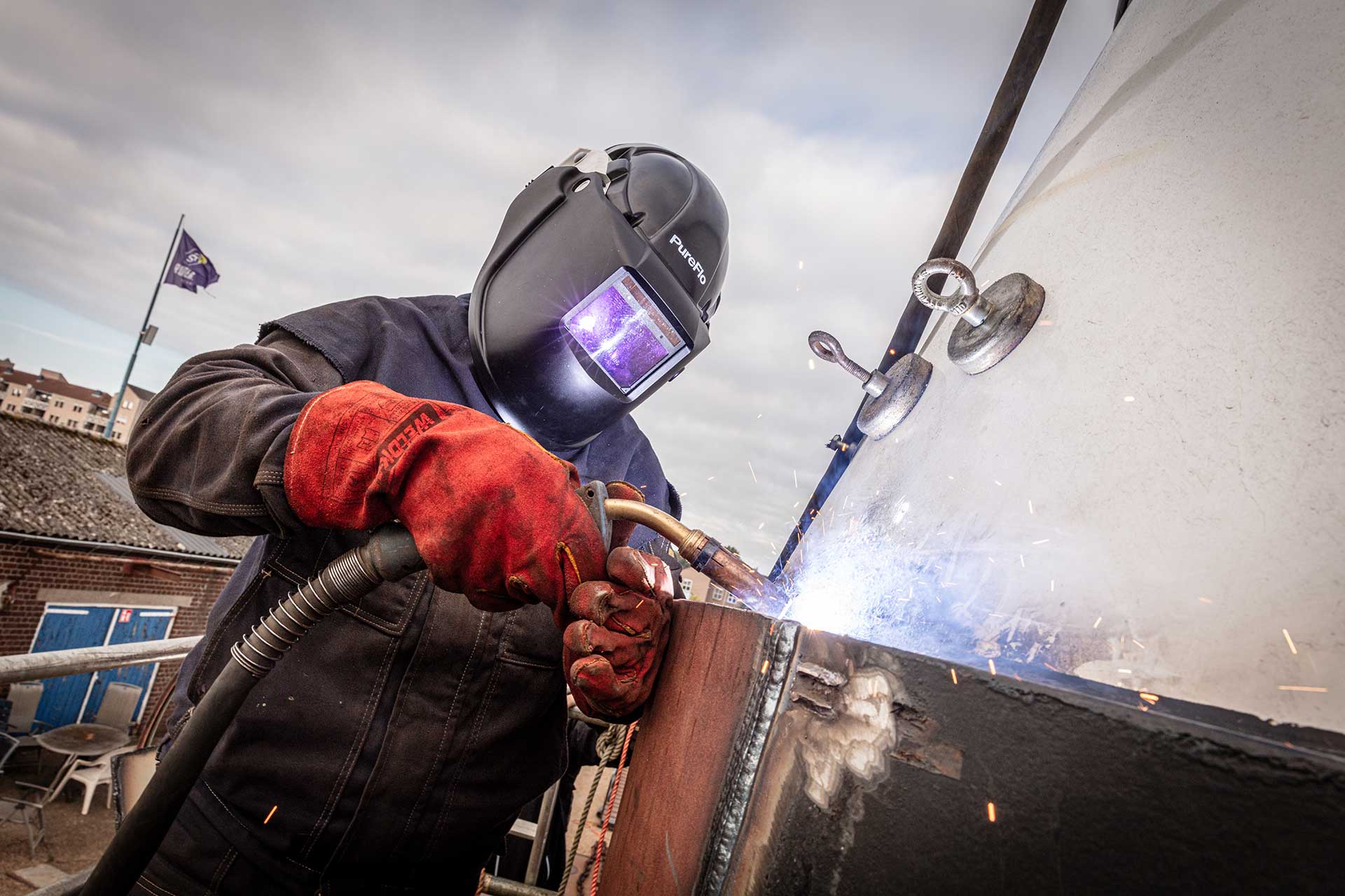 Lopende band met koekjes