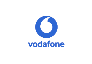 Vodafone logo.
