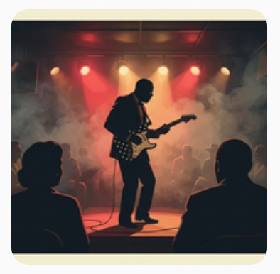 An Afternoon with Buddy Guy, a person-centered activity created in Thread by Quiltt
