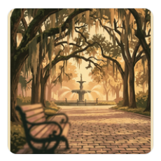 Savannah Stories, a local history trivia activity created in Thread by Quiltt