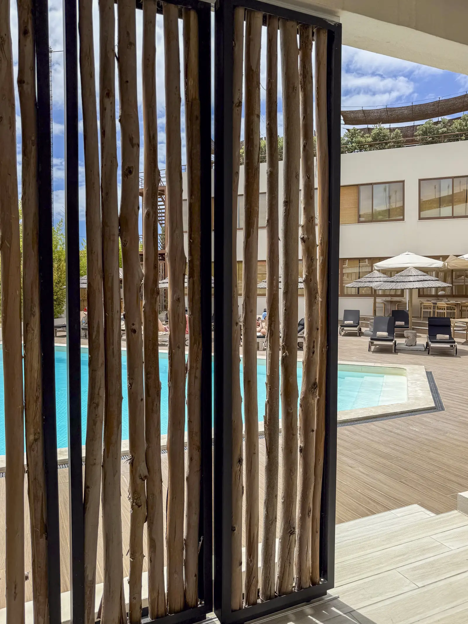 Pool view at AlmaLusa Comporta is a boutique hotel in Comporta village