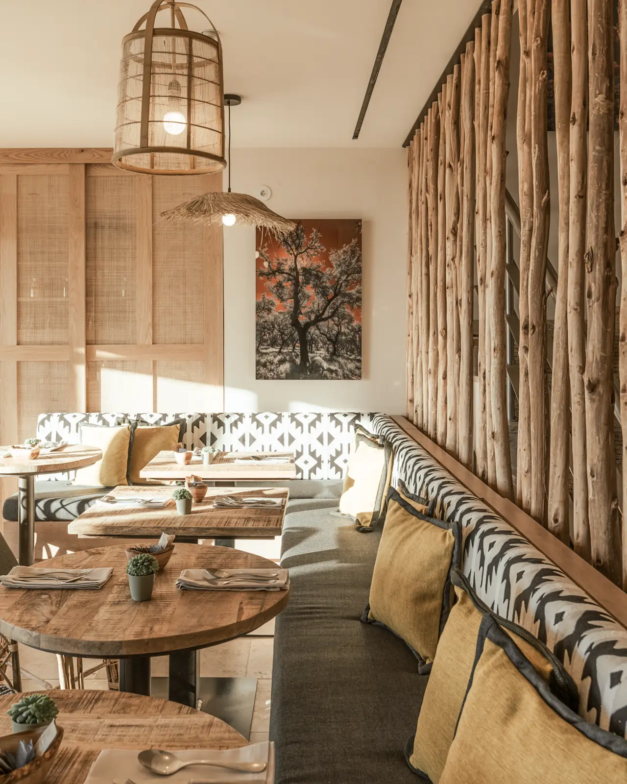 Breakfast room at AlmaLusa Comporta is a boutique hotel in Comporta village