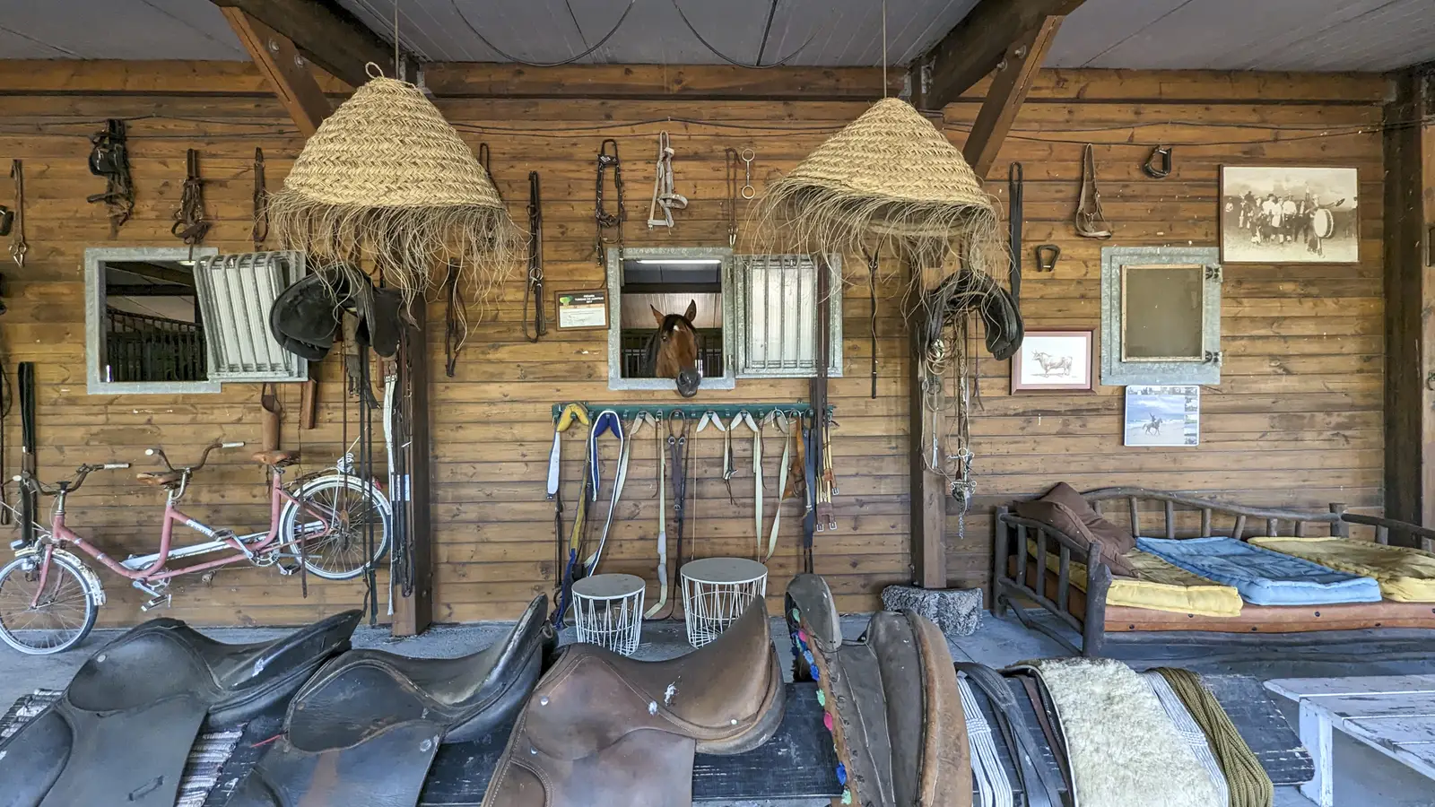 Horse stable at Cavalos na Areia in Comporta