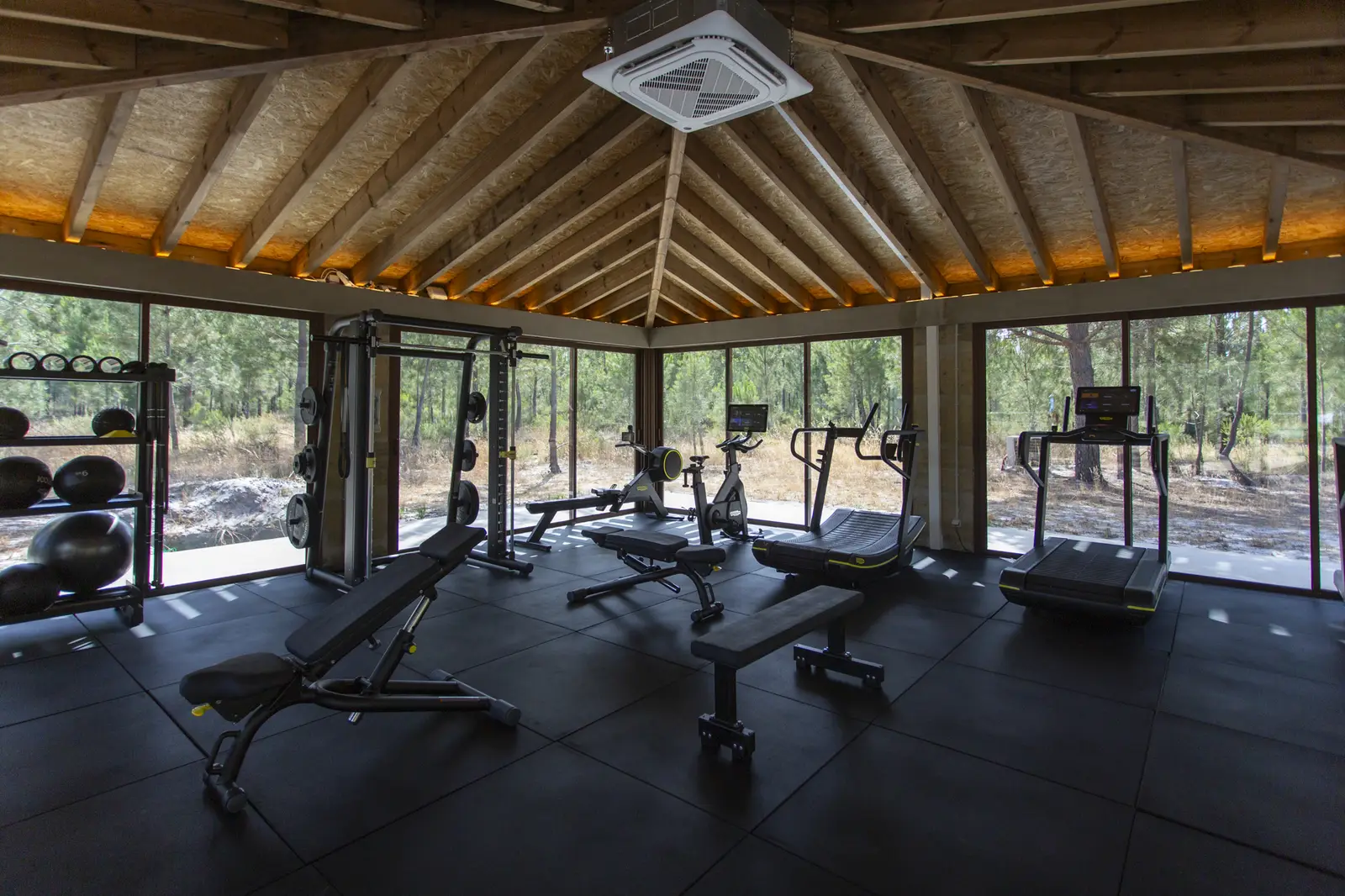 Gym at Spatia Comporta, a five-star hotel retreat