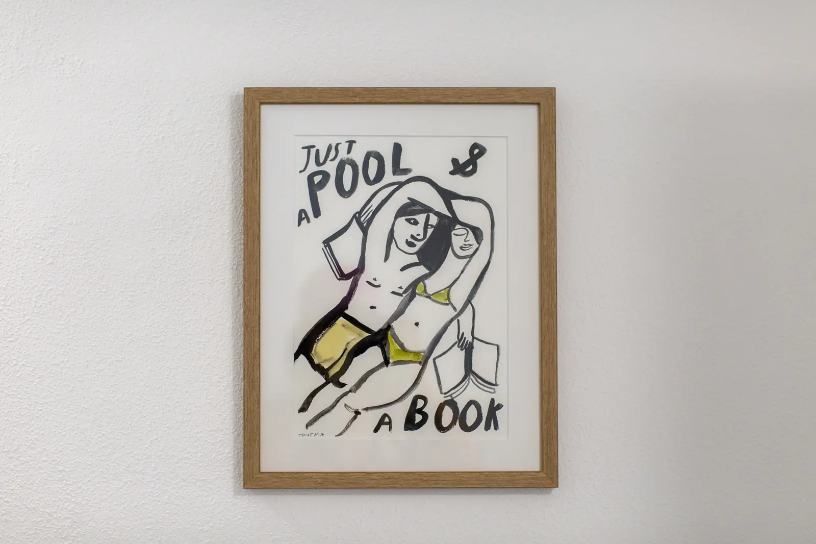 Artwork at Âmago, a family-run guesthouse near Faro in the Algarve.