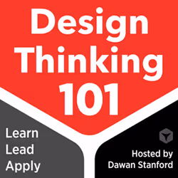 design thinking 101 podcast logo.