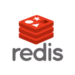 Logo of Redis.