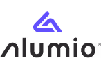 The Alumio logo in vertical arrangement.