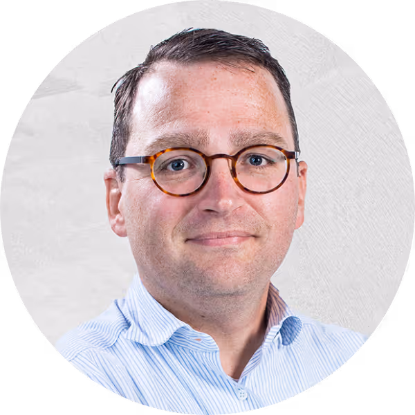 Portrait of Koen de Vrij, 
Chief Revenue Officer at Alumio