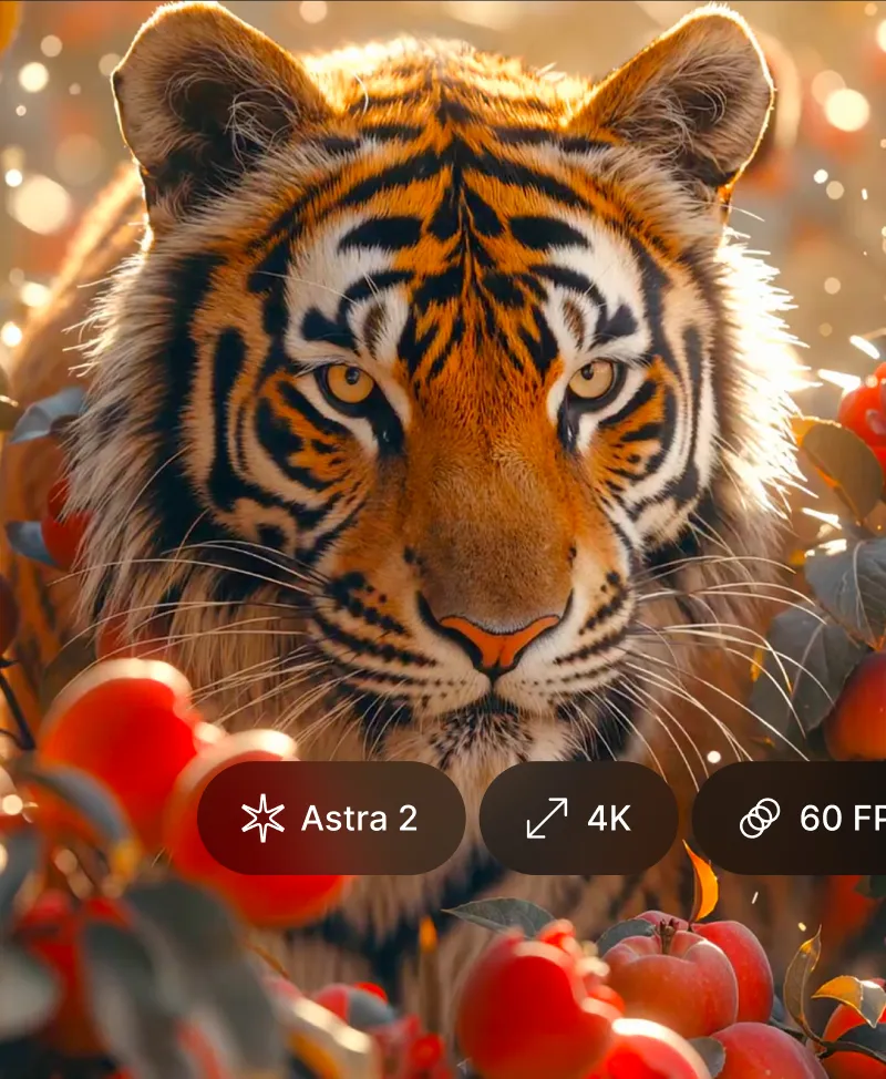 Topaz Studio AI-enhanced video example