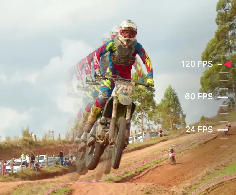 Topaz Studio AI slow-motion video enhancement example
