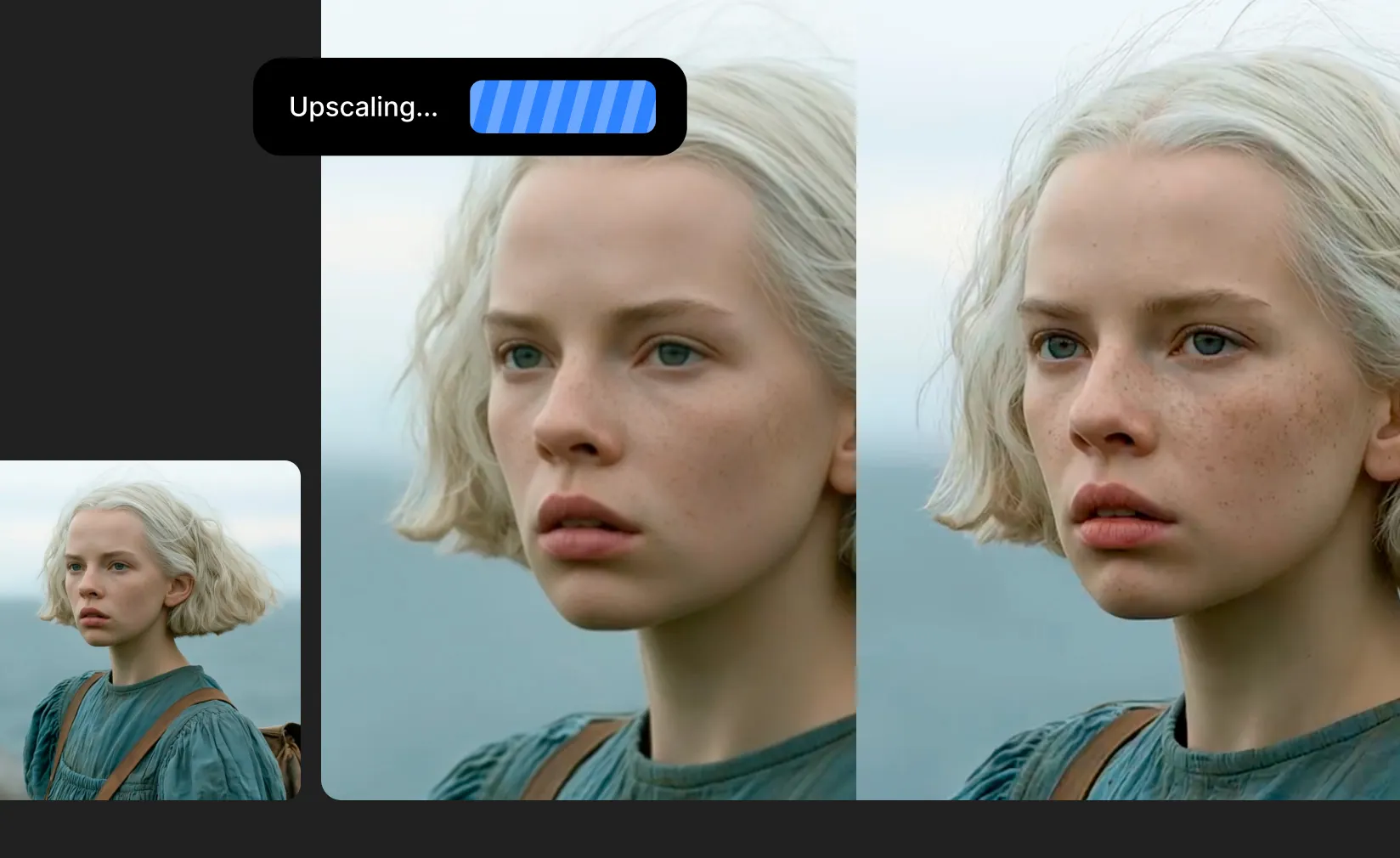 Topaz Studio AI video upscaling example
