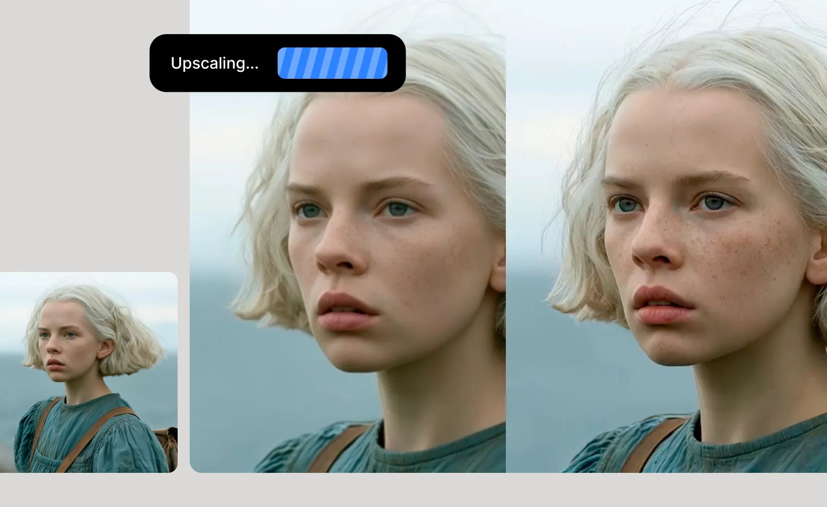 Topaz Studio AI video upscaling example