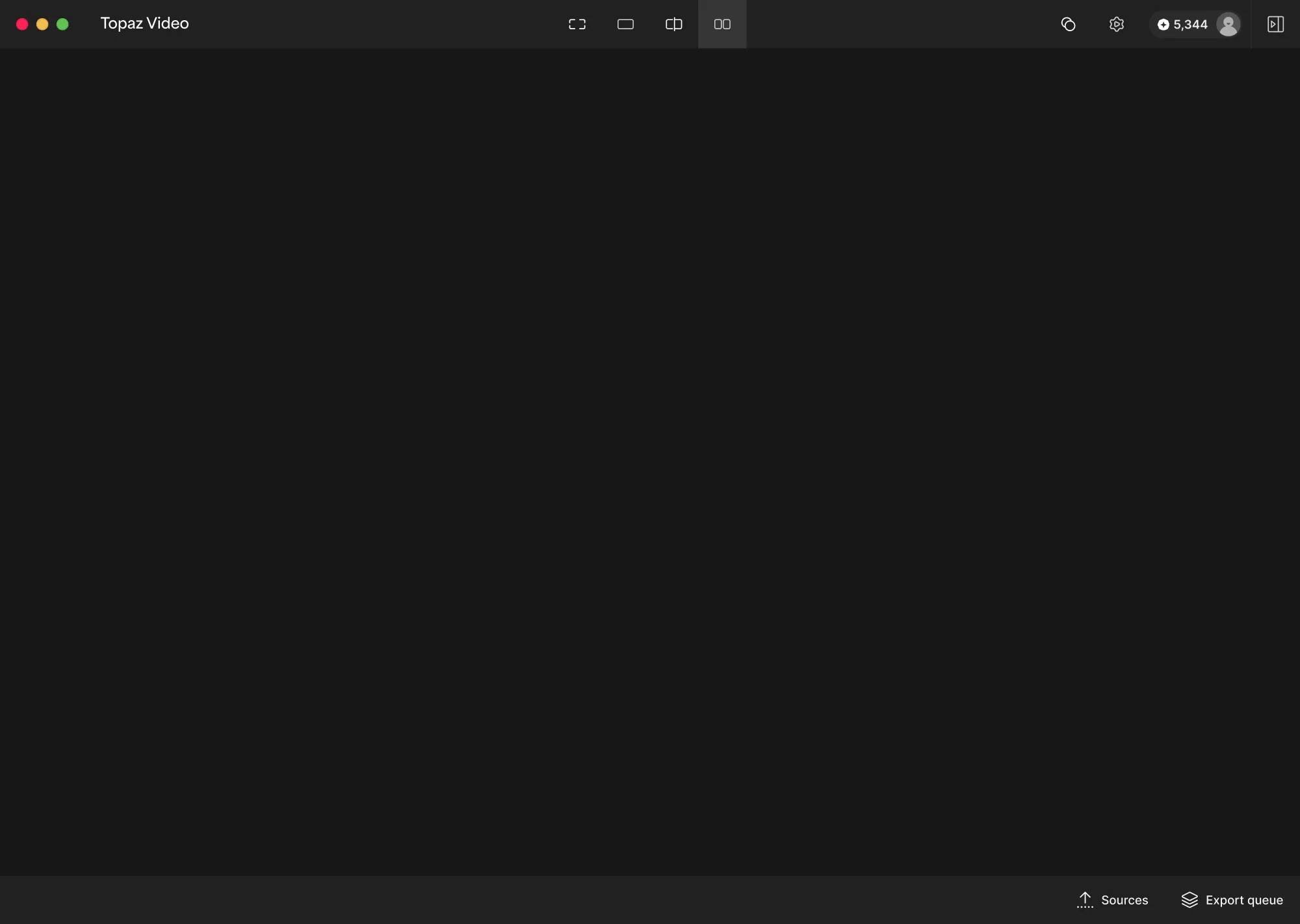 Topaz Photo application interface with AI image enhancement controls