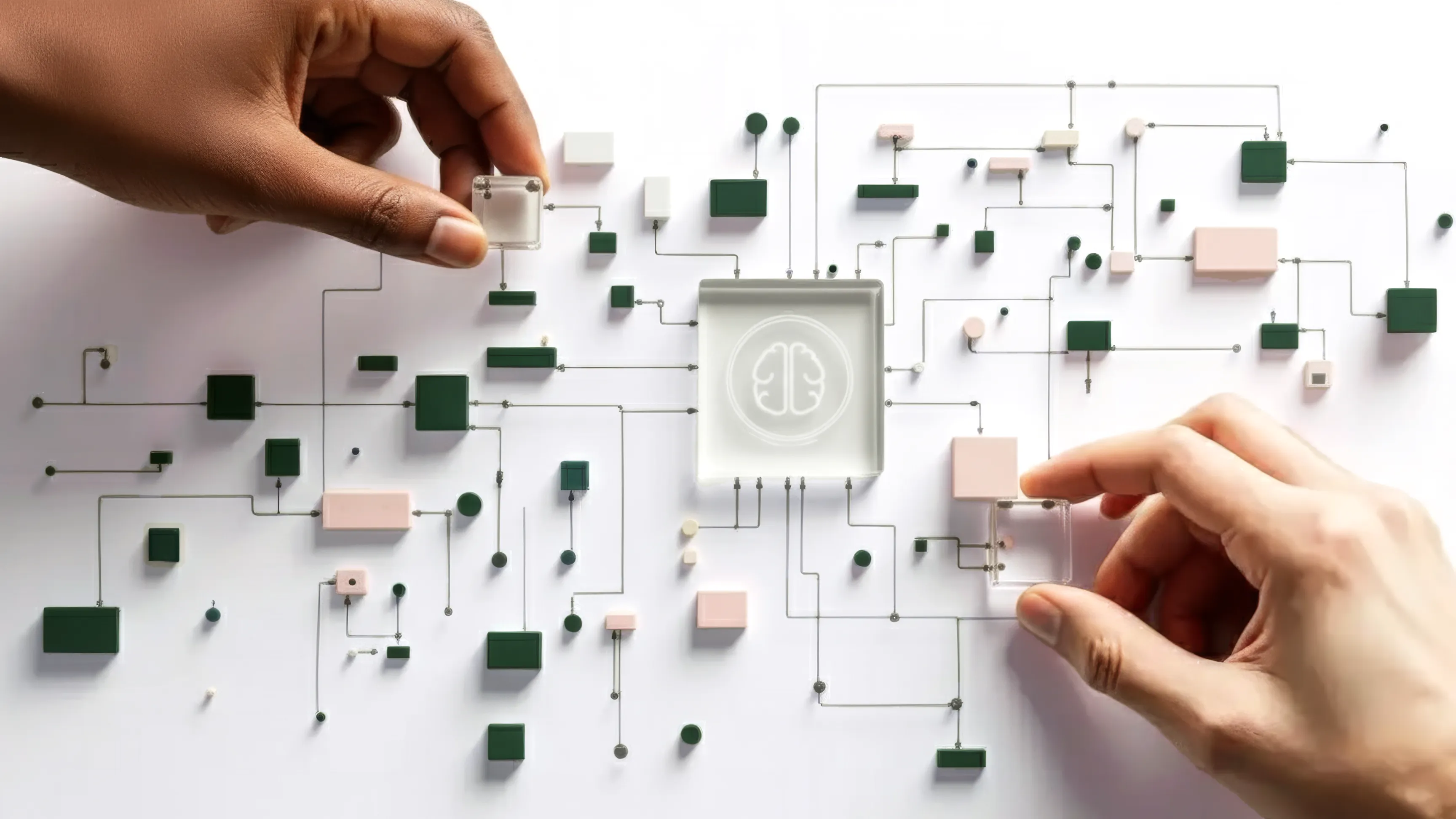 Fleet management dashboard on computer, tablet, and smartphone showing vehicle status, tire pressure alerts, battery charge, and navigation maps.