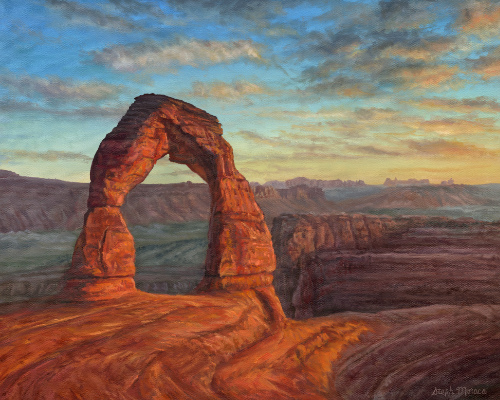 Sunset at Delicate Arch