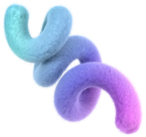 fluffy spiral