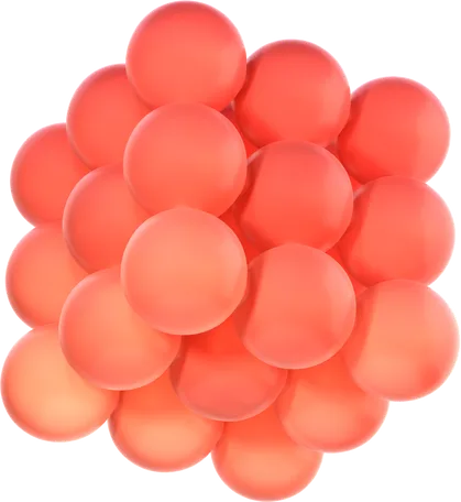cluster of spheres