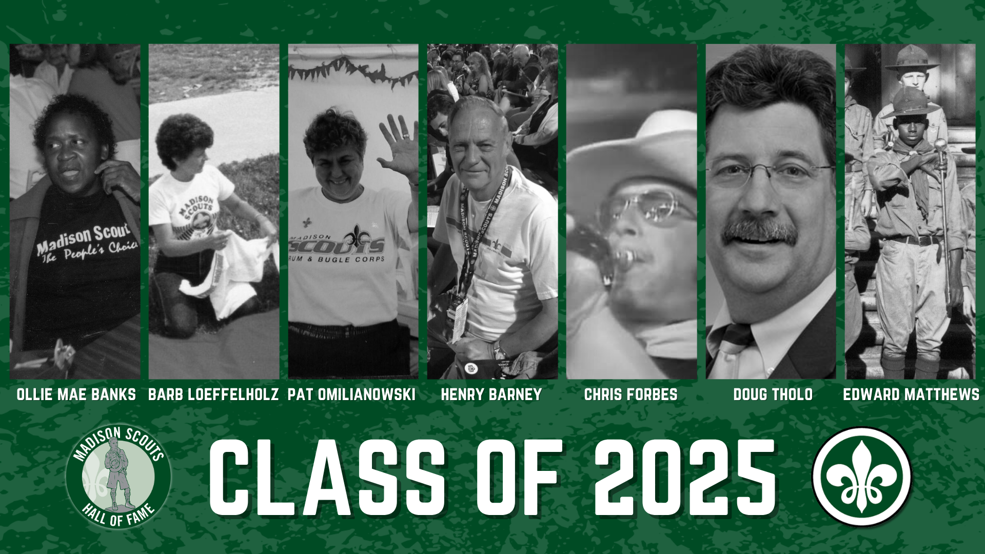 Seven Remarkable Contributors Join Madison Scouts Hall of Fame Class of 2025
