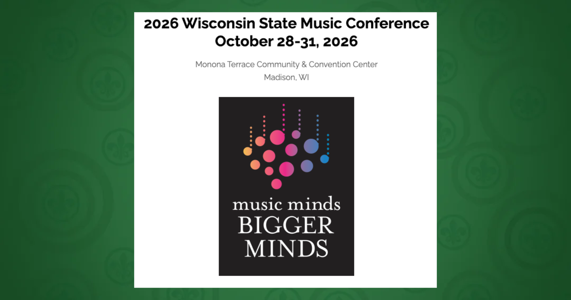 Madison Scouts' PJ Tankard to Present at Wisconsin State Music Conference