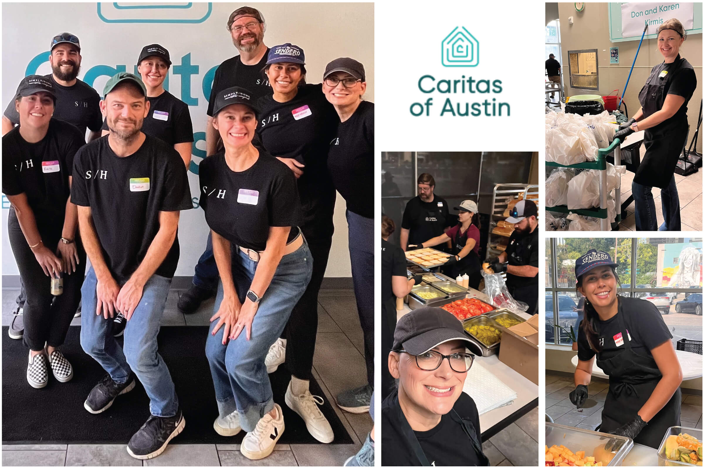 Team Volunteering at Caritas of Austin