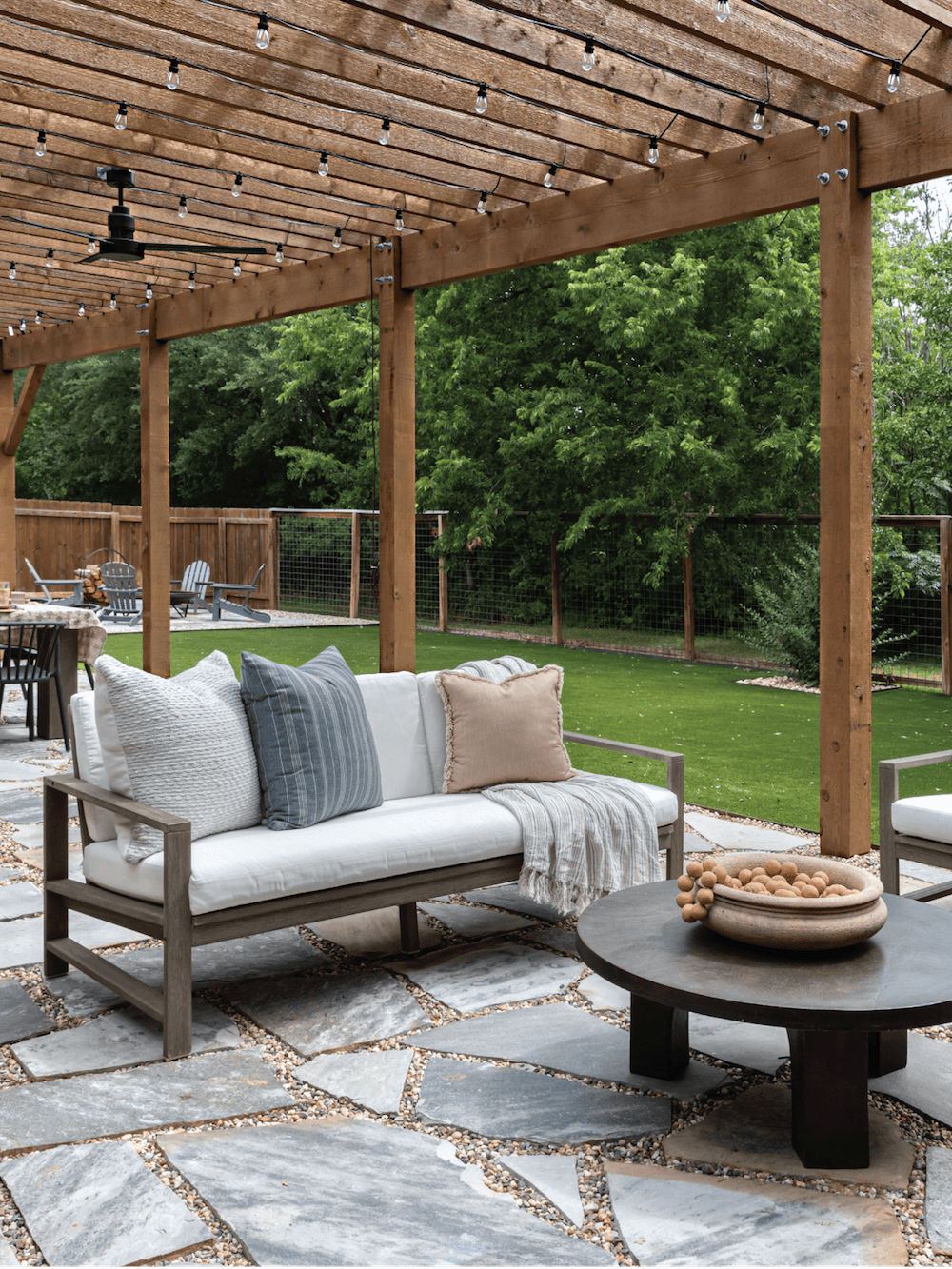 Pergola Covering an Outdoor Patio
