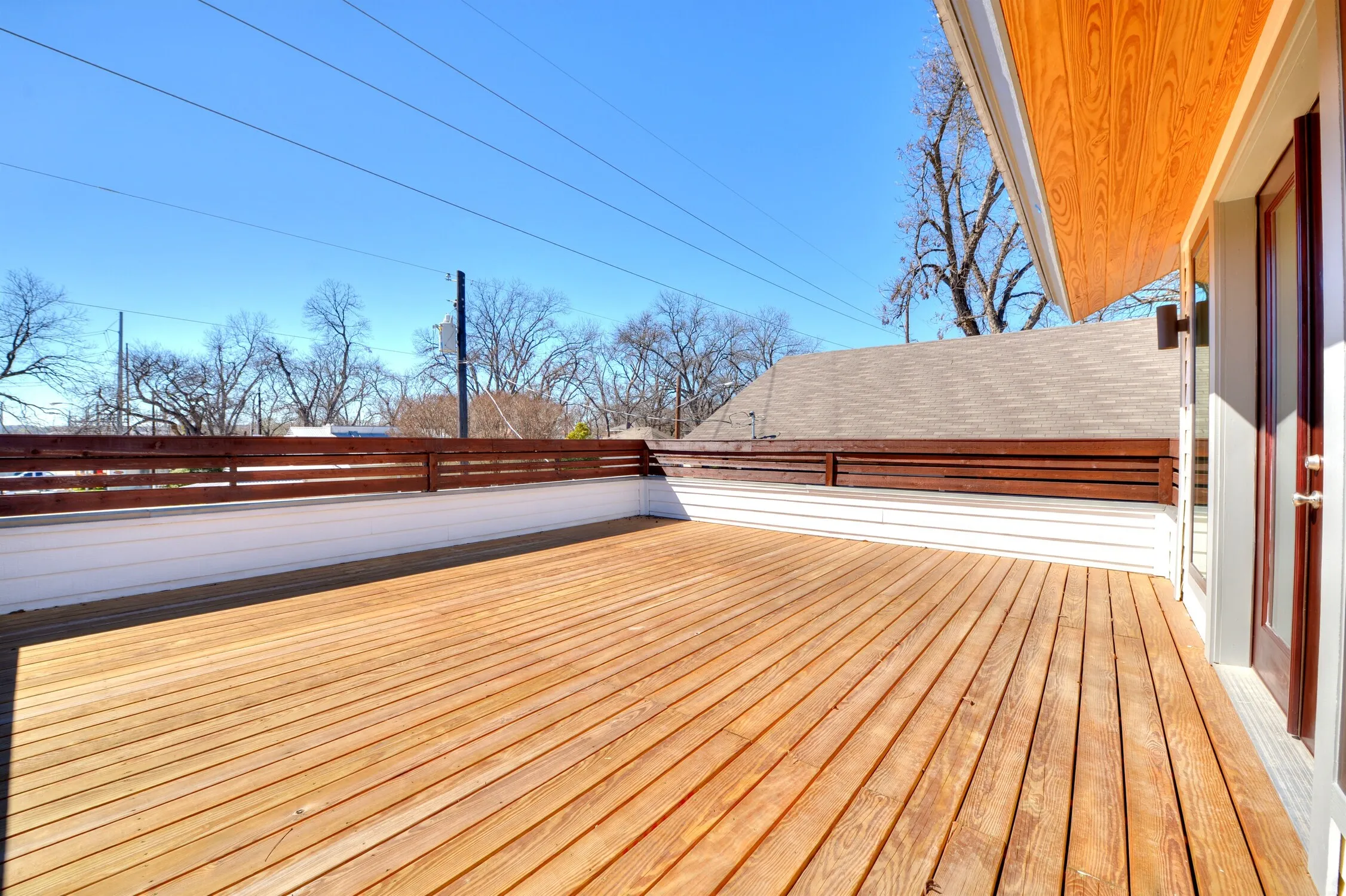 Wooden Upper Balcony
