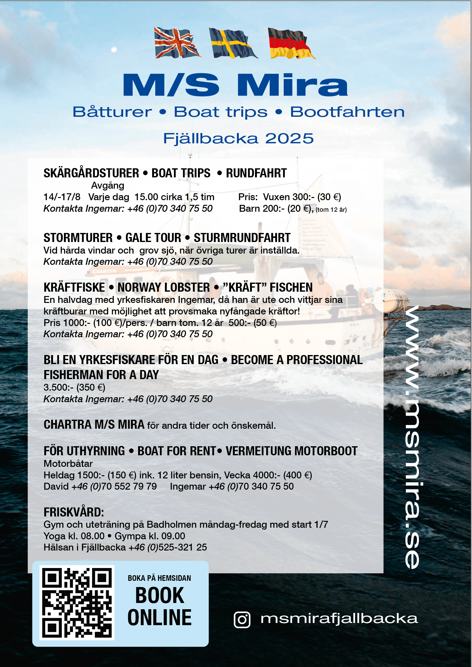 2025 Boat tours Fjällbacka