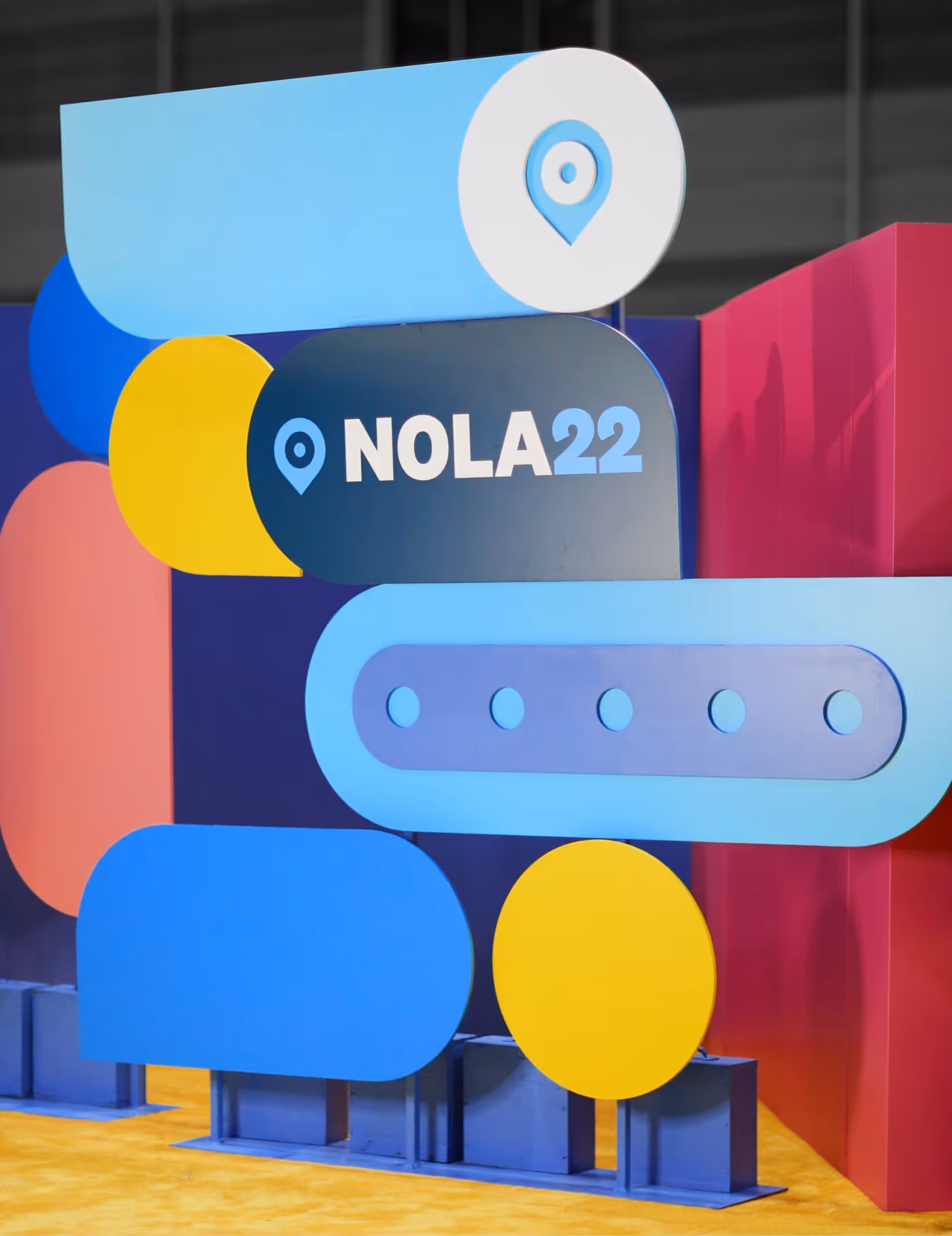 A 3D branded Xerocon installation