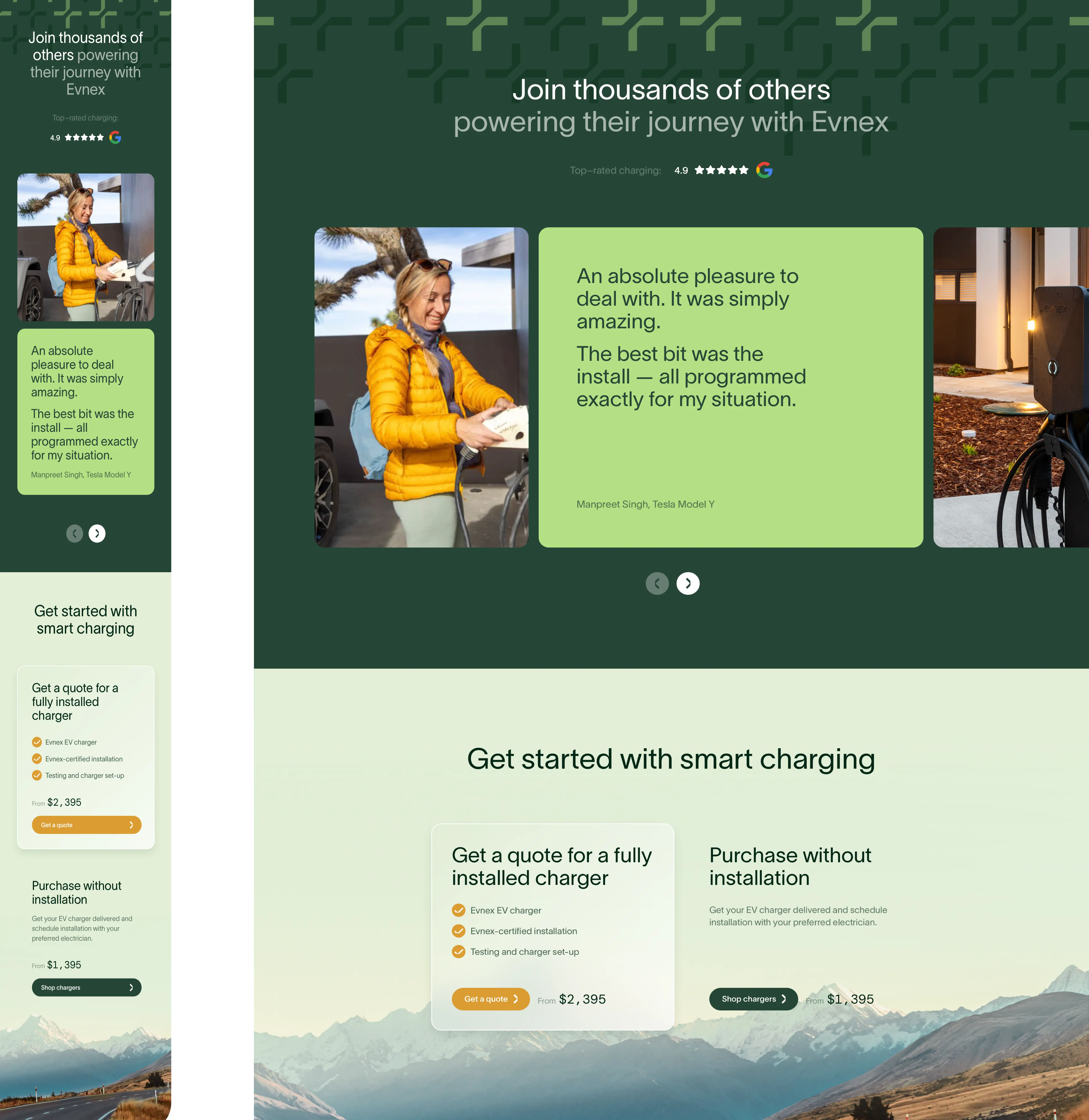 Four examples showing PatientNow sub-brands and 'family' products