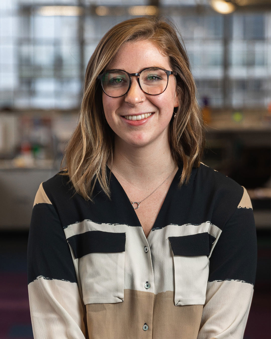 A Headshot photo of Sara Armstrong, co_founder of oma design studio