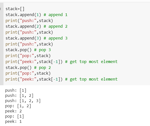 data structure Stack