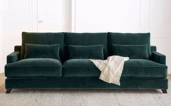 canapé convertible bleu Canard 